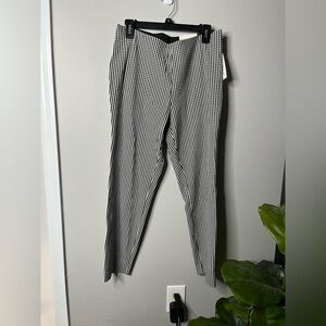 a new day Black & White Gingham high rise Skinny ankle pants NWT size 10